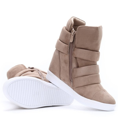 Brązowe sneakersy Jane - Obuwie