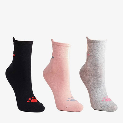 Dámske členkové ponožky 5 / balenie - Ponožky