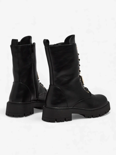 Eko usnjeni ženski gležnarji z vezalkami Venit