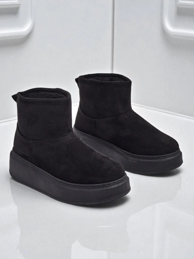 Kratki ženski škornji a'la za sneg z zgornjim delom, ki se zapenja Elizze