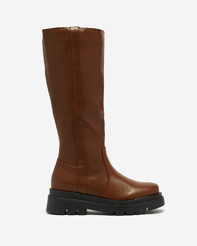 Dámske nadkolienky z ekokože v ťavej farbe Roterika - Obuv