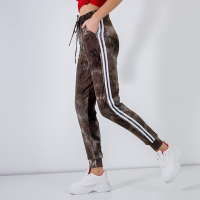 Tepláky khaki farby - Oblečenie