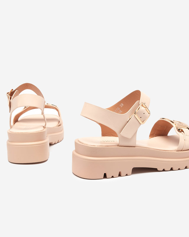 Béžové dámske sandále Blascita - Obuv