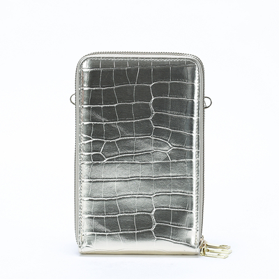 Zlatá dámska mini kabelka-kabelka s razbou - Doplnky