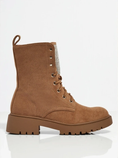 Eko semiš vezani ženski gležnarji Ferlyne