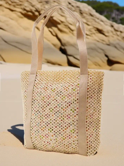 Royalfashion Veľká slamenná letná kabelka pre ženy