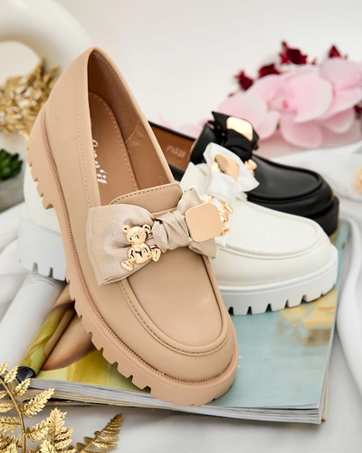 Royalfashion Dámske mokasíny s mašľou Mantarme