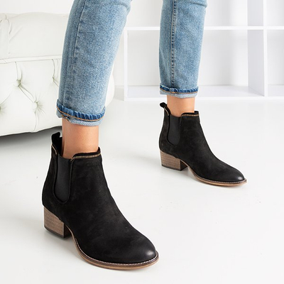 Čierne ploché topánky Betha - Topánky