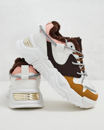 Royalfashion Dámske zateplené tenisky Cyrenna