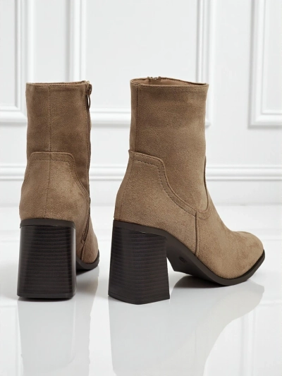 Ženski gležnarji iz eko semiša s peto Rune Fast