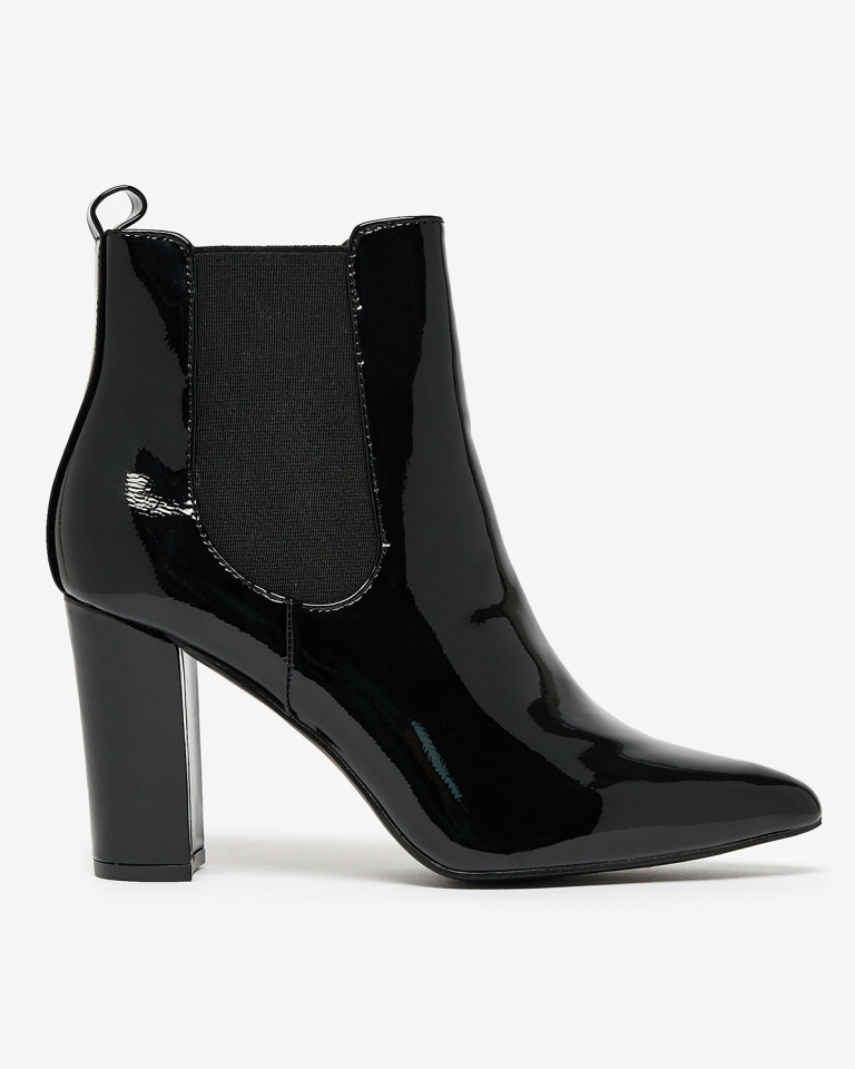 Royalfashion Čierne dámske čižmy Lady Jeny