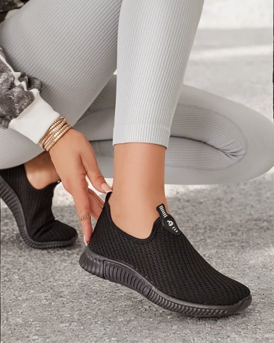 Čierne dámske slip-on tenisky Palomena - Obuv