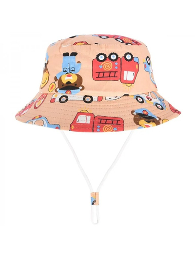 Royalfashion Detský klobúk s veselými nášivkami