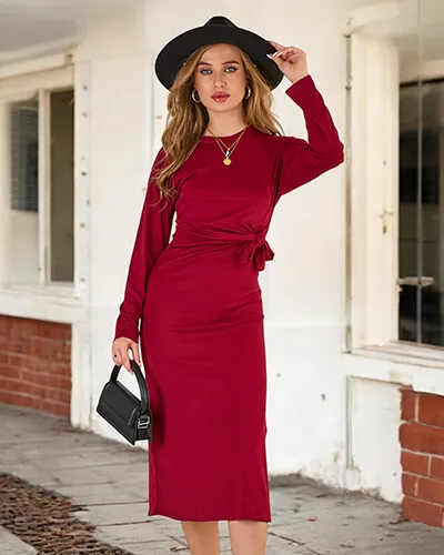 Royalfashion Dámske midi šaty