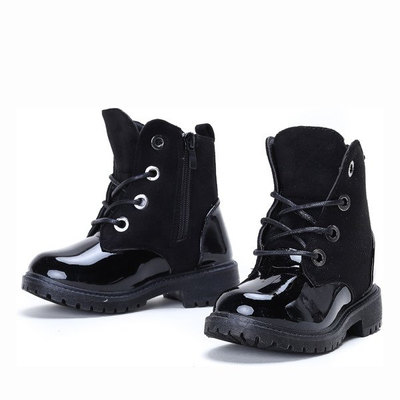 Czarne dziecięce trapery Gabby- Obuwie