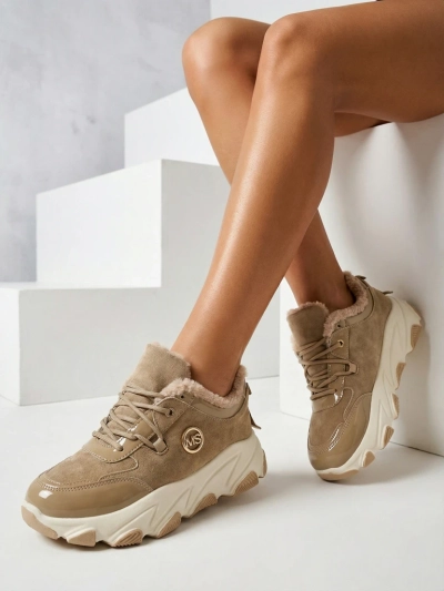 Royalfashion Dámske zateplené tenisky Caroz