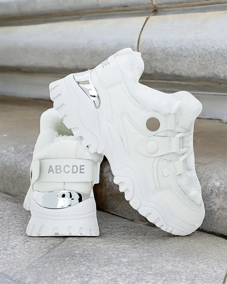 Royalfashion Dámske tenisky s kožušinovou výstielkou Poriomo