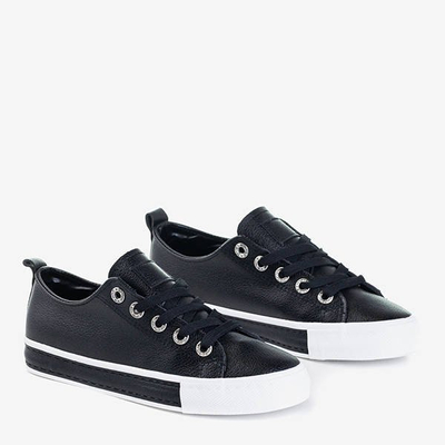 Dámske čierne tenisky Zuta - Obuv