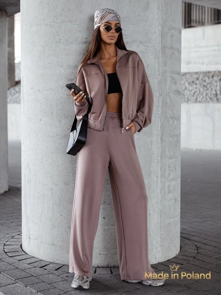 Viskozni ženski komplet trenirke Long Waves