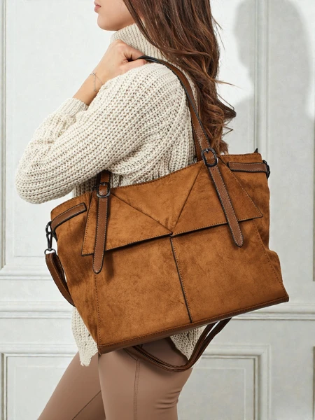 Ženska torbica shopper eko semiš Daville