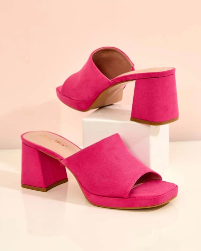 Royalfashion Dámske žabky na podpätku Opetikas