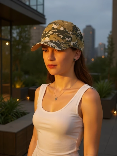 Royalfashion CamoFlex maskáčová šiltovka