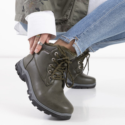 Dámske trekové topánky khaki Huran - topánky