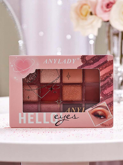 Paleta 12 očných tieňov Ruby Glamour