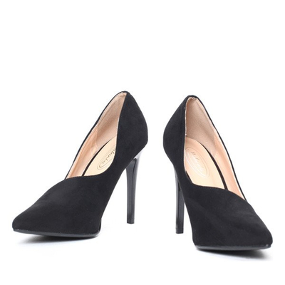 Czarne czółenka na szpilce Ira- Obuwie