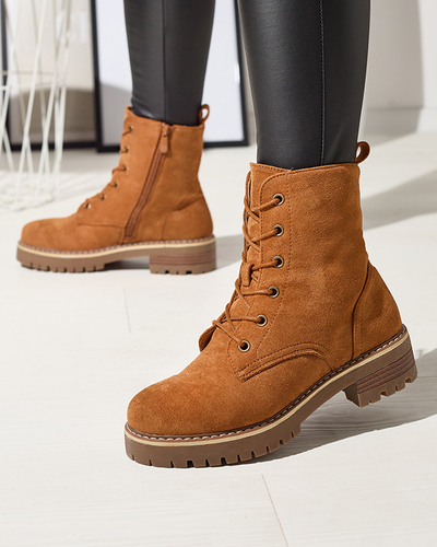 Hnedé dámske trapérky Priviea - Obuv