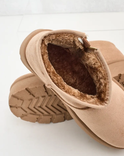 Royalfashion Dámske snehule na platforme a'la Delgadi