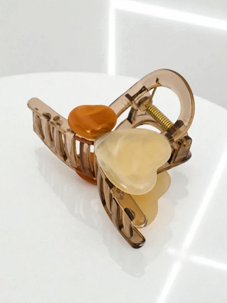 Royalfashion Sponka za lase s srcem