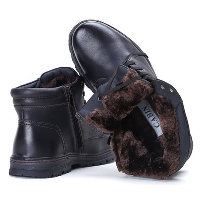 Czarne trapery - Obuwie