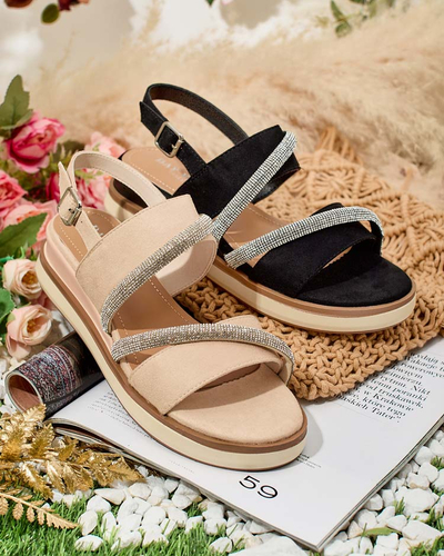 Royalfashion Dámske sandále na nízkom podpätku Obissa