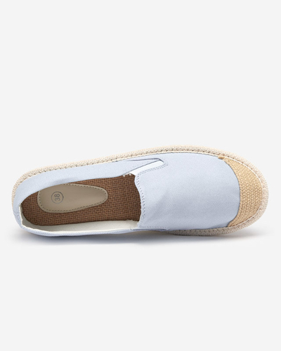 OUTLET Svetlomodré dámske espadrilky Joll - Obuv