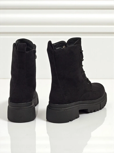 Ženski delavski škornji Velisse iz eko-semiša