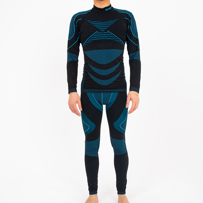 Čierno-modrá pánska termoaktívna súprava - Spodná bielizeň