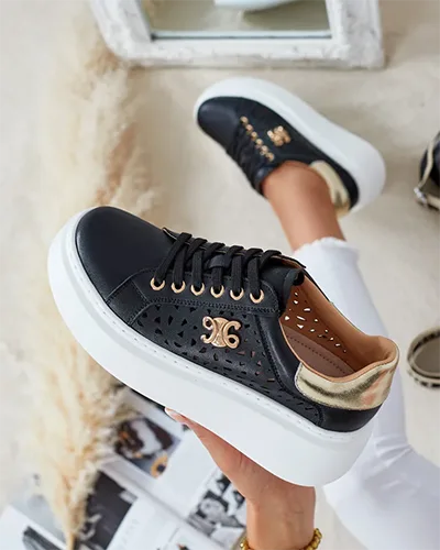 Royalfashion Dámske športové ažurové tenisky Jovixi