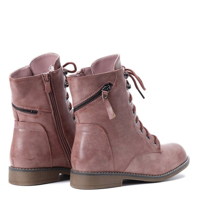 Różowe workery Didi- Obuwie