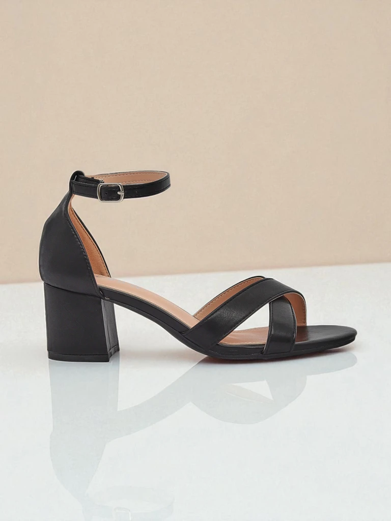 Royalfashion Dámske sandále na blokovom opätku Eleganza Strap