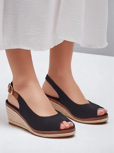 Royalfashion Dámske wedge sandále bez prstov Tafenis