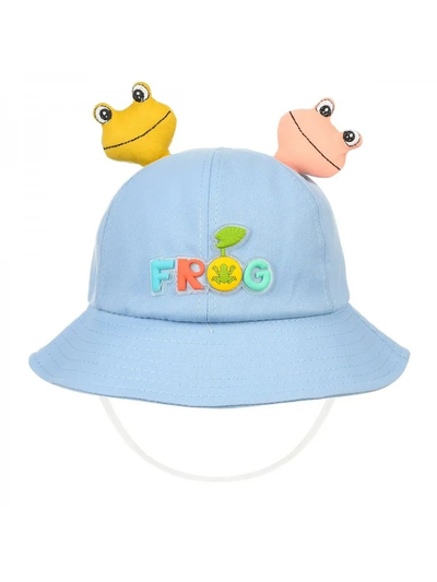 Royalfashion Detský klobúk s veselými nášivkami
