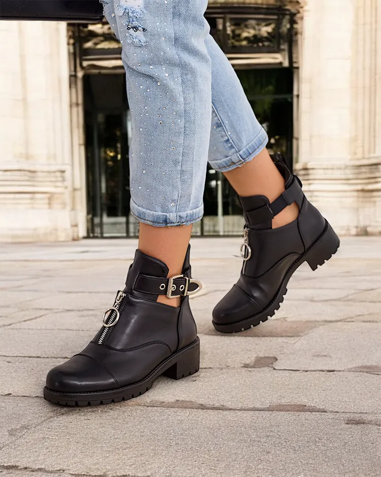 Royalfashion Dámske kotníkové topánky typu worker Komoves