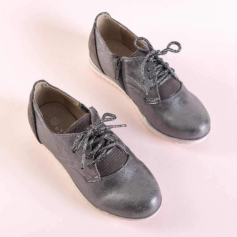 Strieborná detská obuv Boliva - Obuv