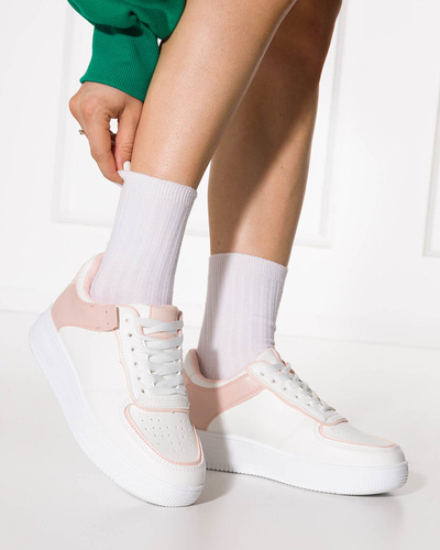 Bielo - ružová dámska športová obuv Sney - Footwear