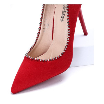 Czerwone czółenka Braelynn - Obuwie