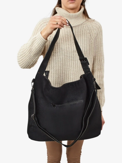 Ženska shopper torbica iz eko semiša Donenn