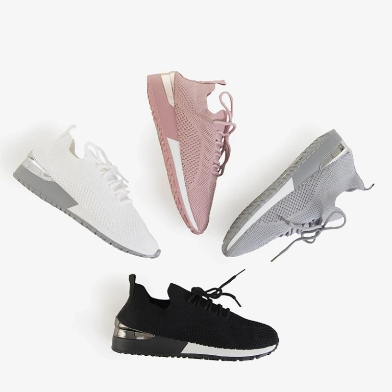 OUTLET Biele dámske športové topánky značky Buer - Footwear