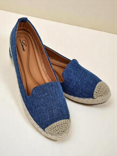 Royalfashion Dámske espadrilky z eko-semišu Bombei