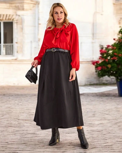 Royalfashion Dámska midi sukňa